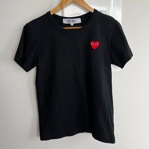 Comme Des Garcons Play Cotton T-Shirt